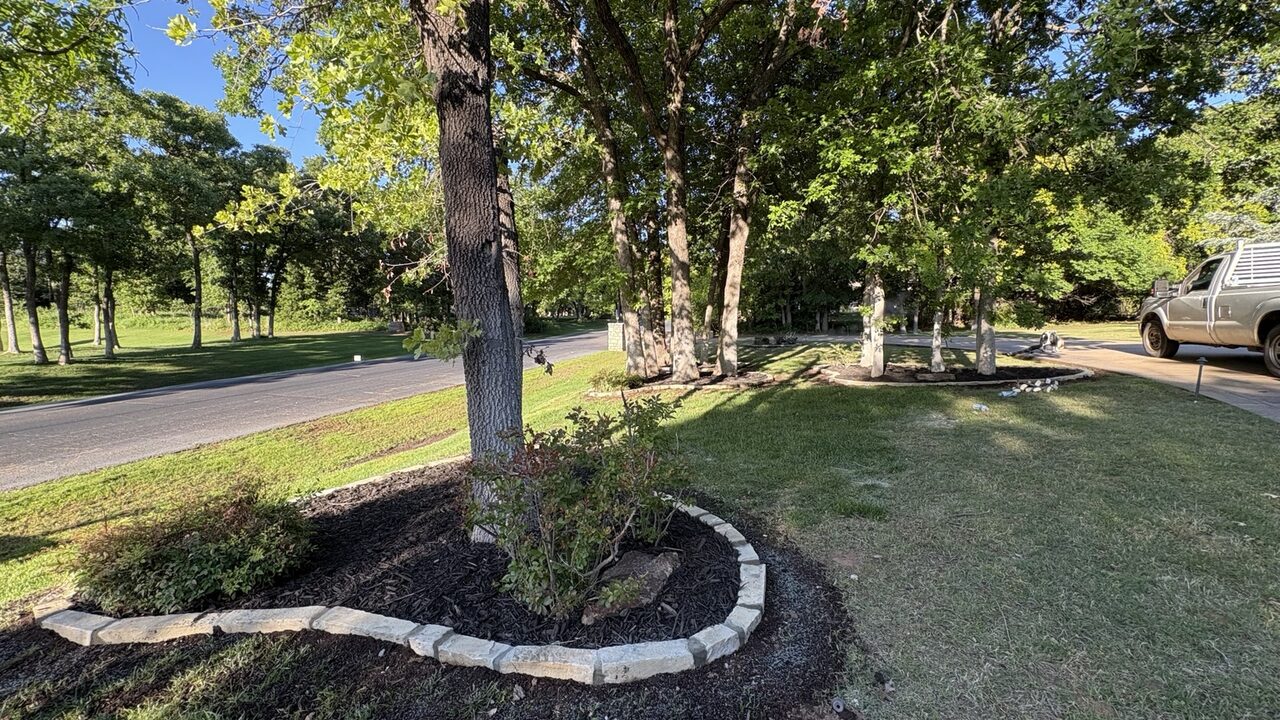 Completed lawn project
