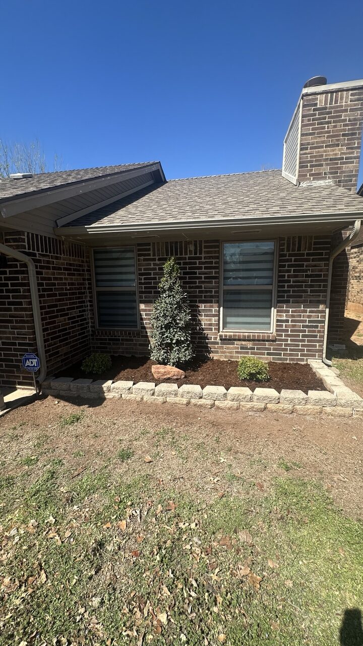 Residential landscaping project