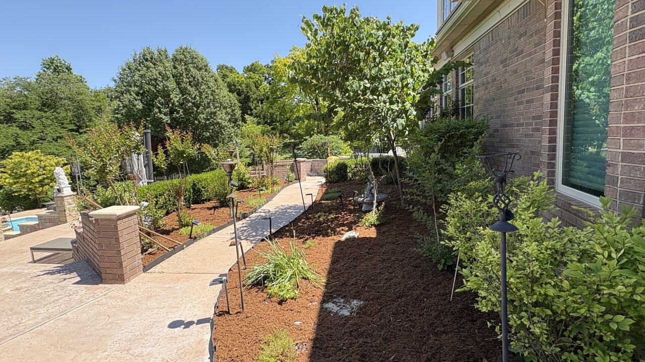 Mowing and landscaping result